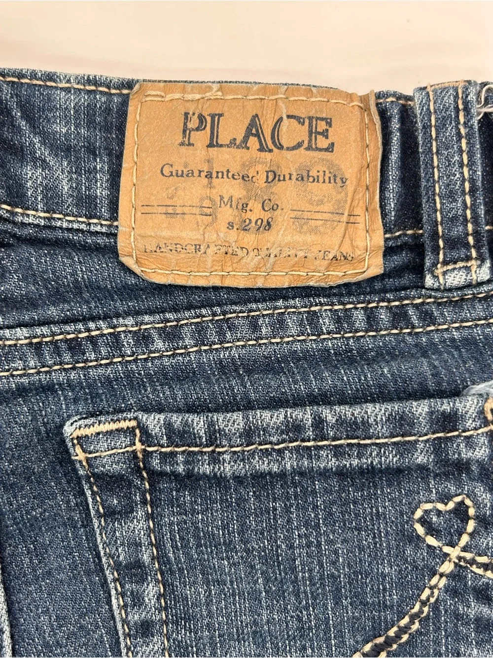 The Children's Place Girls' Blue Stretch Denim Jeans Size 5